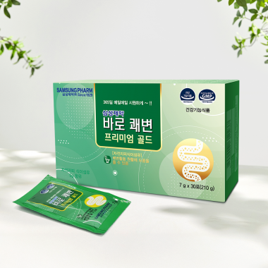 삼성제약 바로쾌변 프리미엄 골드 1개월분 (30포)